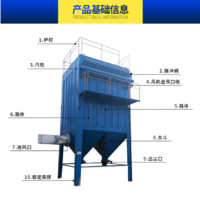 布袋除塵器脈沖除塵器單機除塵器除塵設(shè)備處理粉塵