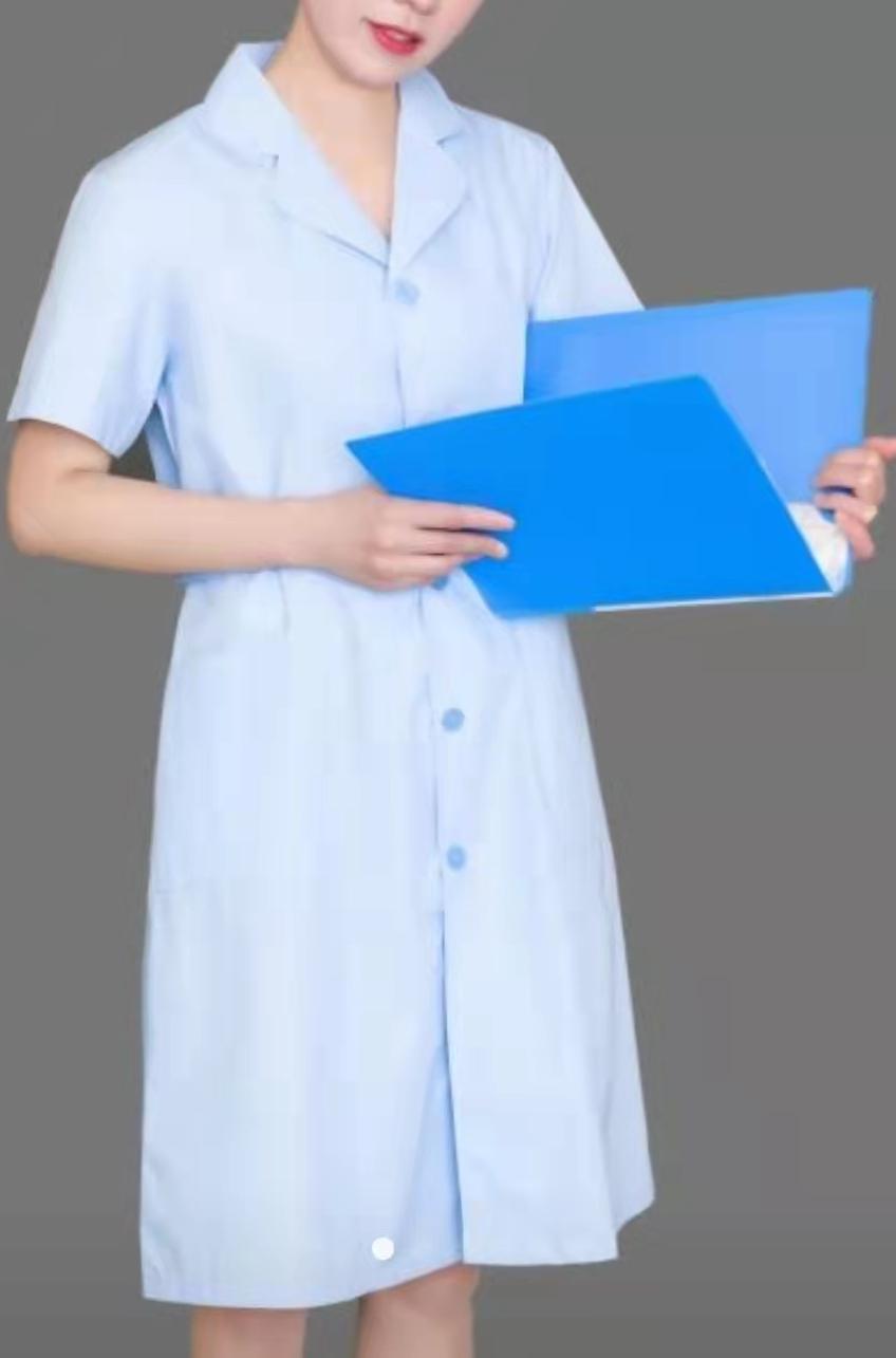 現(xiàn)貨三甲醫(yī)院專(zhuān)用面料醫(yī)護(hù)裝白大褂病員服防消洗靈氯漂高溫