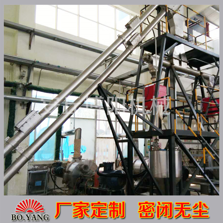 片堿顆粒管鏈?zhǔn)捷斔蜋C(jī) 粉料管鏈機(jī)可定制