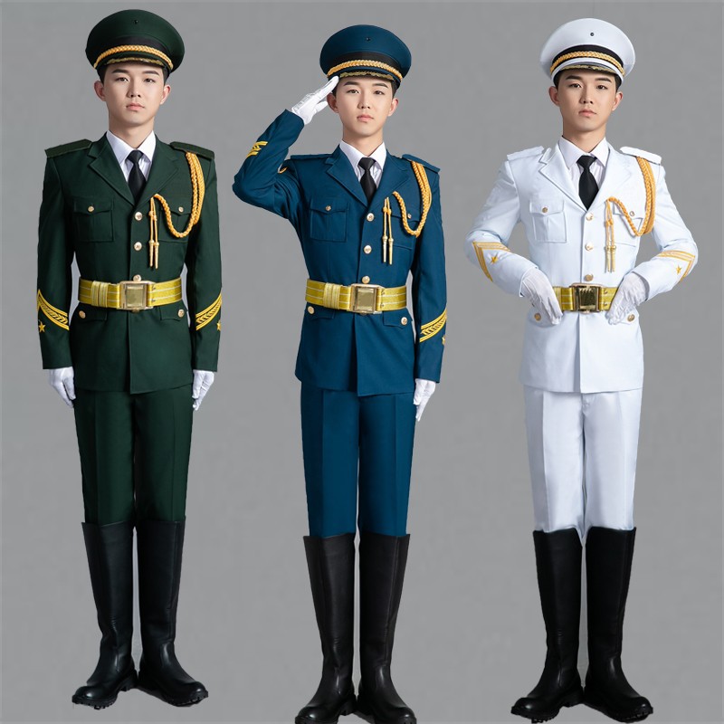 大專(zhuān)院校國(guó)防生服護(hù)旗手服國(guó)旗班服儀仗隊(duì)服道具現(xiàn)貨