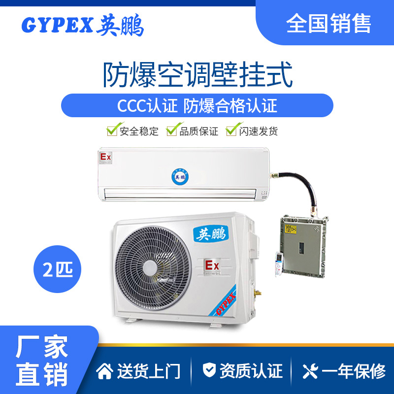 英鵬EX防爆空調(diào)壁掛式特種工業(yè)空調(diào)2匹化工廠變電站用防爆認證IIC