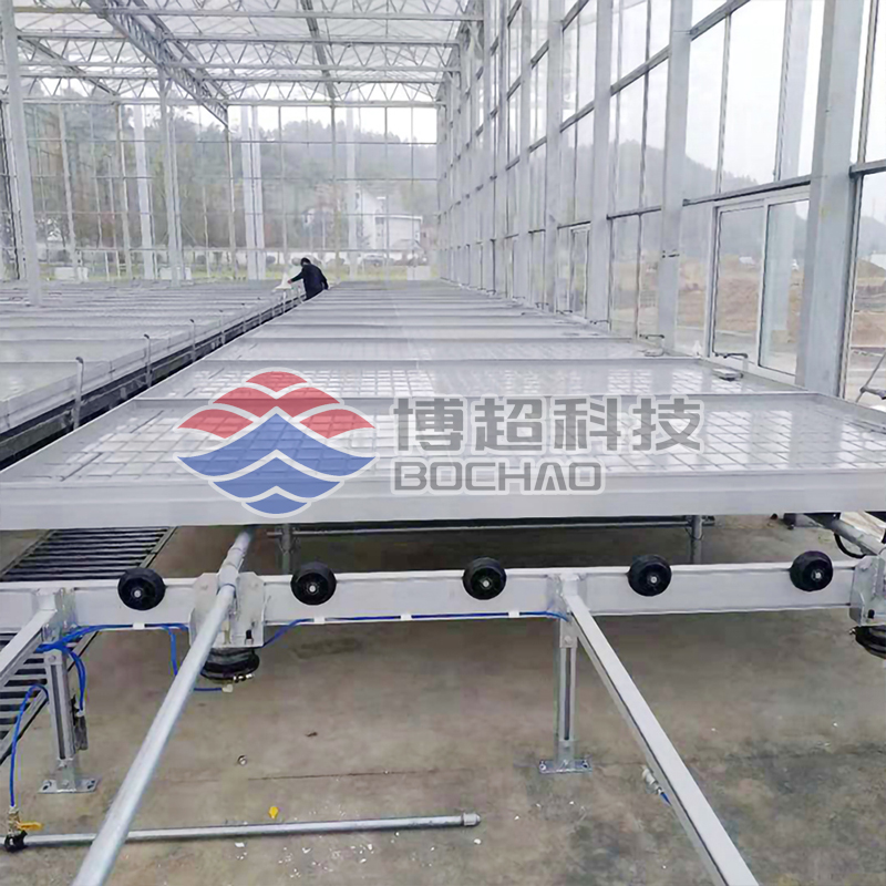 溫室育苗半自動(dòng)潮汐式物流苗床