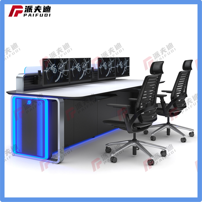 牌夫迪監(jiān)控室控制臺(tái)監(jiān)控中心控制臺(tái)指揮中心監(jiān)控臺(tái)調(diào)度臺(tái)