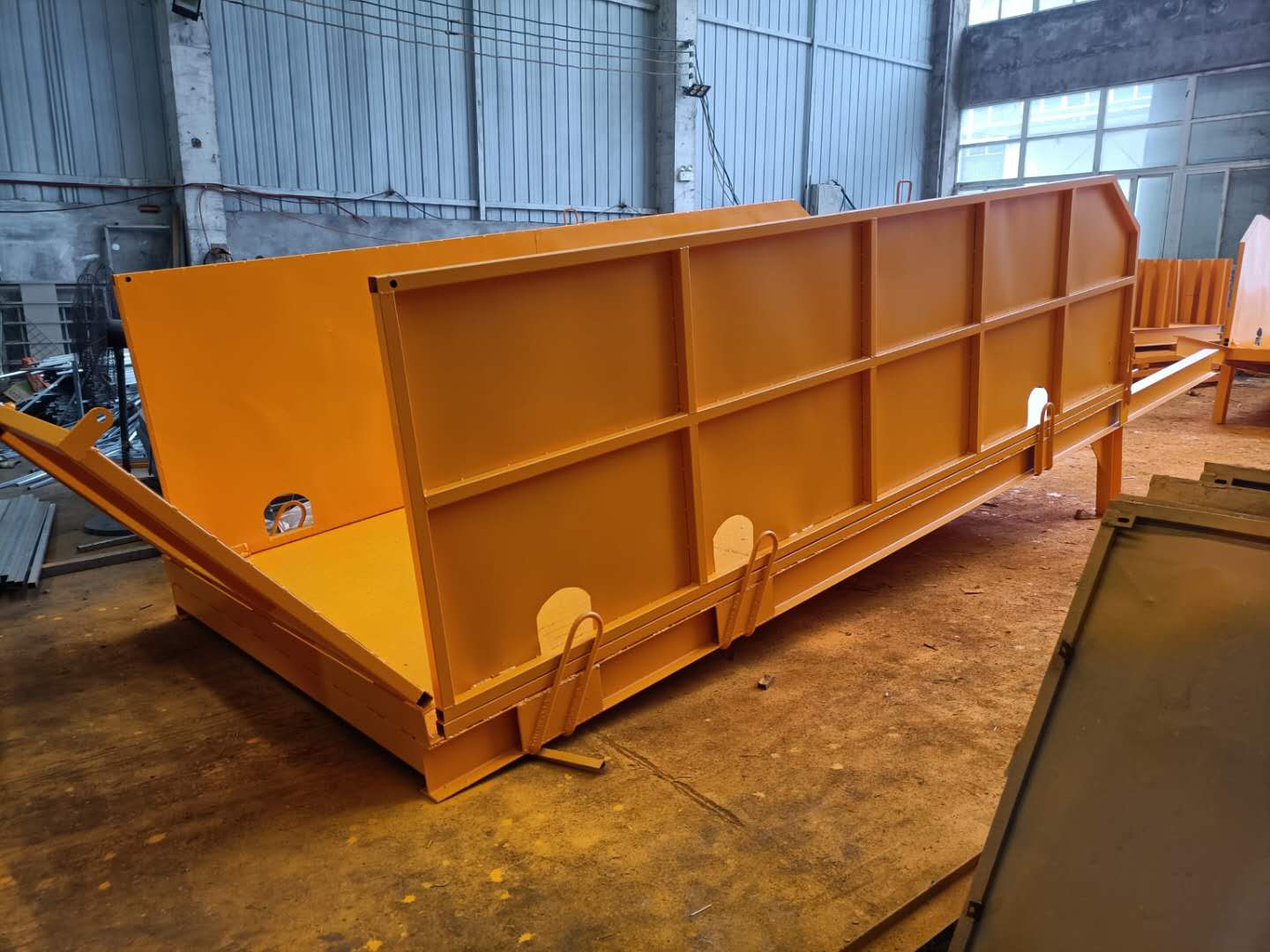 重慶加工卸料平臺建筑工地高空作業(yè)臺升降外架裝卸托運卸料平臺