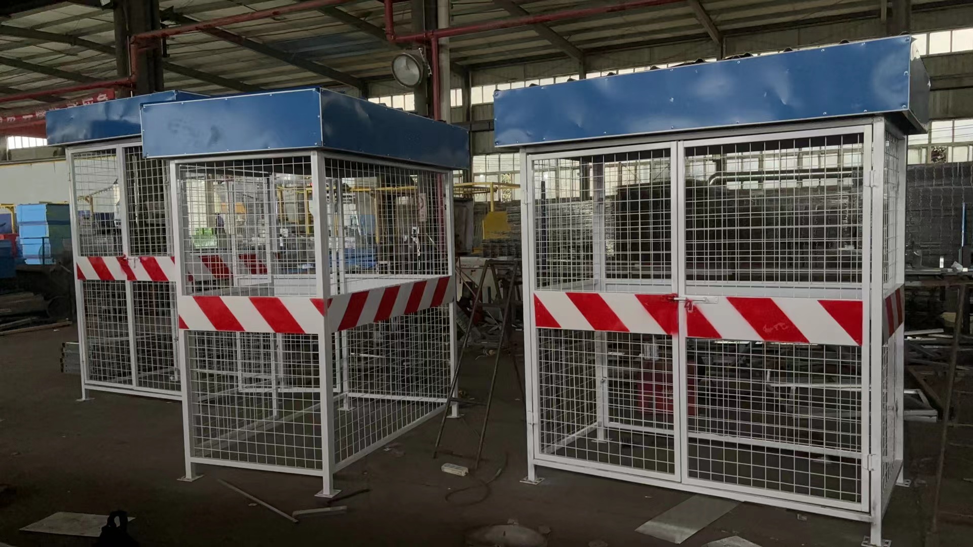 電柜防雨棚高壓電箱警示護欄圍欄一二三級建筑工地配電箱防護棚