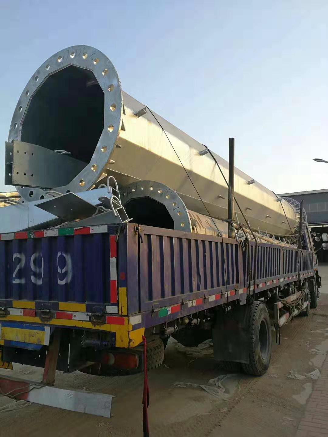 河北電力鋼管桿 電力鋼管塔 電力鋼桿廠家 地腳螺栓