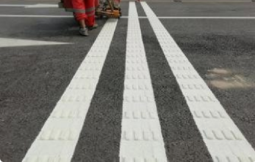 南京道路減速標(biāo)線，道路振動(dòng)減速帶，熱熔道路劃線